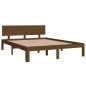 vidaXL Giroletto Marrone Miele in Legno Massello di Pino 140x190 cm vidaXL Giroletto Marrone Miele in Legno Massello di Pino 140x190 cm