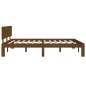 vidaXL Giroletto Marrone Miele in Legno Massello di Pino 140x190 cm vidaXL Giroletto Marrone Miele in Legno Massello di Pino 140x190 cm