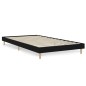 vidaXL Giroletto Nero 90x200 cm in Legno Multistrato