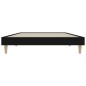 vidaXL Giroletto Nero 90x200 cm in Legno Multistrato