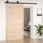 vidaXL Porta del Granaio 100x1,8x204,5 cm in Legno Massello di Pino