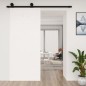 vidaXL Porta del Granaio Bianca 90x1,8x214 cm Legno Massello di Pino vidaXL Porta del Granaio Bianca 90x1,8x214 cm Legno Massello di Pino