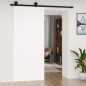 vidaXL Porta del Granaio Bianca 90x1,8x214 cm Legno Massello di Pino vidaXL Porta del Granaio Bianca 90x1,8x214 cm Legno Massello di Pino