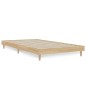 vidaXL Giroletto Rovere Sonoma 90x190 cm in Legno Multistrato vidaXL Giroletto Rovere Sonoma 90x190 cm in Legno Multistrato