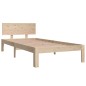vidaXL Giroletto in Legno Massello di Pino 90x200 cm