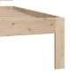 vidaXL Giroletto in Legno Massello di Pino 90x200 cm