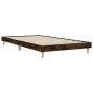 vidaXL Giroletto senza Materasso Rovere Fumo 90x200 cm in Truciolato vidaXL Giroletto senza Materasso Rovere Fumo 90x200 cm in Truciolato