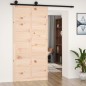 vidaXL Porta del Granaio 100x1,8x214 cm in Legno Massello di Pino vidaXL Porta del Granaio 100x1,8x214 cm in Legno Massello di Pino