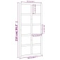 vidaXL Porta del Granaio 100x1,8x214 cm in Legno Massello di Pino vidaXL Porta del Granaio 100x1,8x214 cm in Legno Massello di Pino