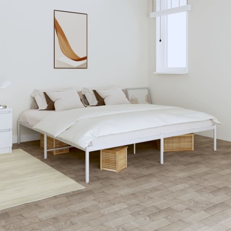 vidaXL Giroletto Metallo Bianco 183x213 cm