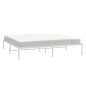 vidaXL Giroletto Metallo Bianco 183x213 cm vidaXL Giroletto Metallo Bianco 183x213 cm