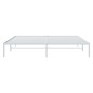 vidaXL Giroletto Metallo Bianco 183x213 cm vidaXL Giroletto Metallo Bianco 183x213 cm