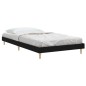 vidaXL Giroletto Nero 90x190 cm in Legno Multistrato vidaXL Giroletto Nero 90x190 cm in Legno Multistrato