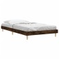 vidaXL Giroletto senza Materasso Rovere Fumo 90x190 cm in Truciolato vidaXL Giroletto senza Materasso Rovere Fumo 90x190 cm in Truciolato