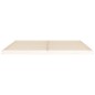 vidaXL Giroletto Bianco 200x200 cm in Legno Massello di Pino vidaXL Giroletto Bianco 200x200 cm in Legno Massello di Pino