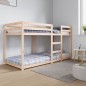 vidaXL Letto a Castello 80x200 cm in Legno Massello di Pino vidaXL Letto a Castello 80x200 cm in Legno Massello di Pino