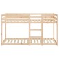 vidaXL Letto a Castello 80x200 cm in Legno Massello di Pino vidaXL Letto a Castello 80x200 cm in Legno Massello di Pino