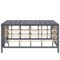 vidaXL Tavolo da Giardino Antracite 70x70x34 cm in Polyrattan vidaXL Tavolo da Giardino Antracite 70x70x34 cm in Polyrattan
