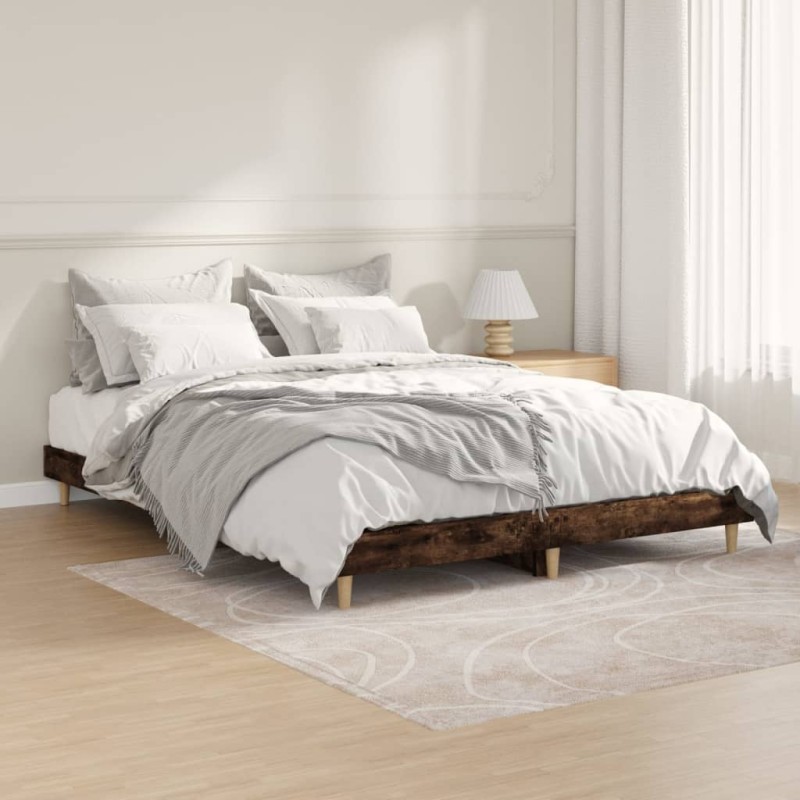 vidaXL Giroletto Rovere Fumo 140x190 cm in Legno Multistrato vidaXL Giroletto Rovere Fumo 140x190 cm in Legno Multistrato