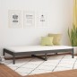vidaXL Dormeuse Grigia 80x200 cm in Legno Massello di Pino vidaXL Dormeuse Grigia 80x200 cm in Legno Massello di Pino