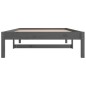 vidaXL Dormeuse Grigia 80x200 cm in Legno Massello di Pino vidaXL Dormeuse Grigia 80x200 cm in Legno Massello di Pino
