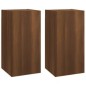 Set Mobili Porta TV 5 pz Rovere Marrone in Legno Multistrato Set Mobili Porta TV 5 pz Rovere Marrone in Legno Multistrato