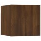Set Mobili Porta TV 5 pz Rovere Marrone in Legno Multistrato Set Mobili Porta TV 5 pz Rovere Marrone in Legno Multistrato