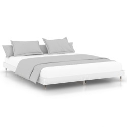 vidaXL Giroletto Bianco 180x200 cm in Legno Multistrato