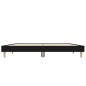 vidaXL Giroletto Nero 135x190 cm in Legno Multistrato