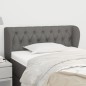 Testiera ad Orecchio Grigio Scuro 93x23x78/88 cm in Tessuto Testiera ad Orecchio Grigio Scuro 93x23x78/88 cm in Tessuto