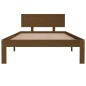 vidaXL Giroletto Marrone Miele in Legno Massello di Pino 100x200 cm vidaXL Giroletto Marrone Miele in Legno Massello di Pino 100x200 cm