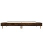 vidaXL Giroletto Rovere Fumo 135x190 cm in Legno Multistrato
