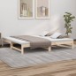 vidaXL Dormeuse Estraibile 2x(80x200) cm in Legno Massello di Pino vidaXL Dormeuse Estraibile 2x(80x200) cm in Legno Massello di Pino