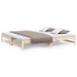 vidaXL Dormeuse Estraibile 2x(80x200) cm in Legno Massello di Pino vidaXL Dormeuse Estraibile 2x(80x200) cm in Legno Massello di Pino