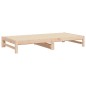 vidaXL Dormeuse Estraibile 2x(80x200) cm in Legno Massello di Pino vidaXL Dormeuse Estraibile 2x(80x200) cm in Legno Massello di Pino