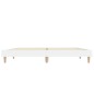 vidaXL Giroletto Bianco 120x190 cm in Legno Multistrato