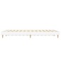 vidaXL Giroletto Bianco 120x190 cm in Legno Multistrato