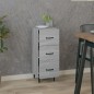 vidaXL Credenza Grigio Sonoma 34,5x34x90 cm in Legno Multistrato vidaXL Credenza Grigio Sonoma 34,5x34x90 cm in Legno Multistrato