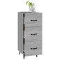 vidaXL Credenza Grigio Sonoma 34,5x34x90 cm in Legno Multistrato vidaXL Credenza Grigio Sonoma 34,5x34x90 cm in Legno Multistrato
