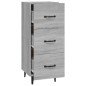 vidaXL Credenza Grigio Sonoma 34,5x34x90 cm in Legno Multistrato vidaXL Credenza Grigio Sonoma 34,5x34x90 cm in Legno Multistrato
