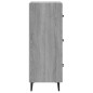 vidaXL Credenza Grigio Sonoma 34,5x34x90 cm in Legno Multistrato vidaXL Credenza Grigio Sonoma 34,5x34x90 cm in Legno Multistrato