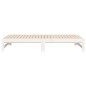 vidaXL Dormeuse Estraibile Bianca 2x(90x190) cm Legno Massello di Pino