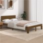 vidaXL Giroletto Marrone Miele in Legno Massello di Pino 120x200 cm vidaXL Giroletto Marrone Miele in Legno Massello di Pino 120x200 cm