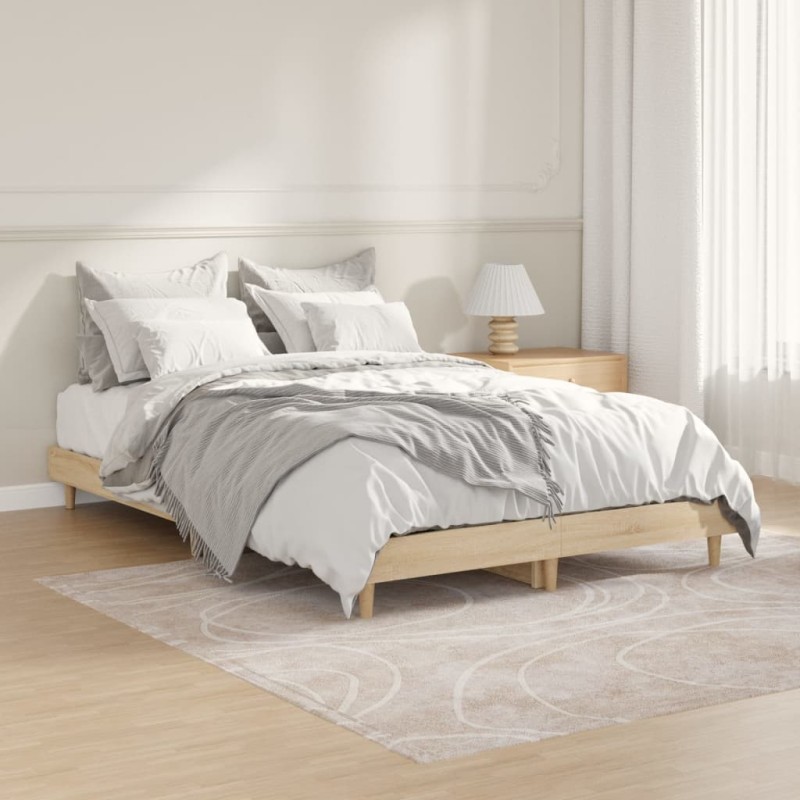 vidaXL Giroletto Rovere Sonoma 120x190 cm in Legno Multistrato vidaXL Giroletto Rovere Sonoma 120x190 cm in Legno Multistrato