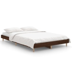 vidaXL Giroletto Rovere Marrone 120x190 cm in Legno Multistrato