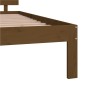 vidaXL Giroletto Marrone Miele in Legno Massello di Pino 140x200 cm vidaXL Giroletto Marrone Miele in Legno Massello di Pino 140x200 cm