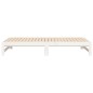 vidaXL Dormeuse Estraibile Bianca 2x(75x190) cm Legno Massello di Pino vidaXL Dormeuse Estraibile Bianca 2x(75x190) cm Legno Massello di Pino