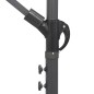 vidaXL Ombrellone a Sbalzo Nero 3 m Palo in Alluminio vidaXL Ombrellone a Sbalzo Nero 3 m Palo in Alluminio