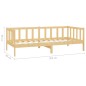 vidaXL Dormeuse in Legno Massello di Pino 90x200 cm vidaXL Dormeuse in Legno Massello di Pino 90x200 cm