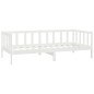 vidaXL Dormeuse Bianca in Legno Massello di Pino 90x200 cm vidaXL Dormeuse Bianca in Legno Massello di Pino 90x200 cm
